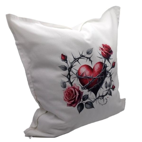 Kissenbezug Druck Herz, 50X50